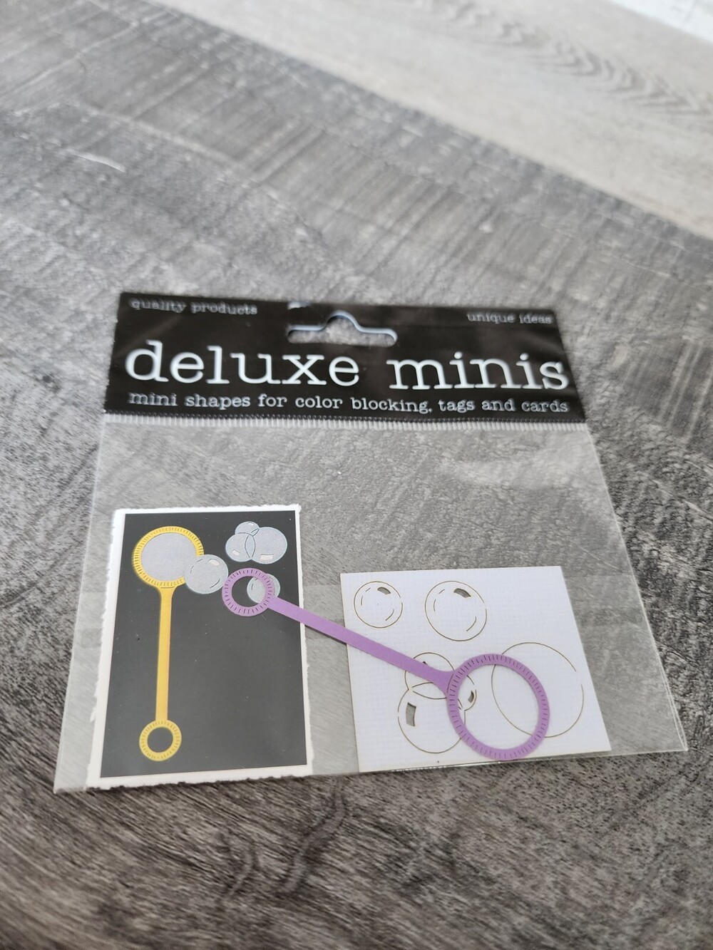 Bubbles Summer Fun - Die Cut Laser New Deluxe Cuts Scrapbooking Retired #29